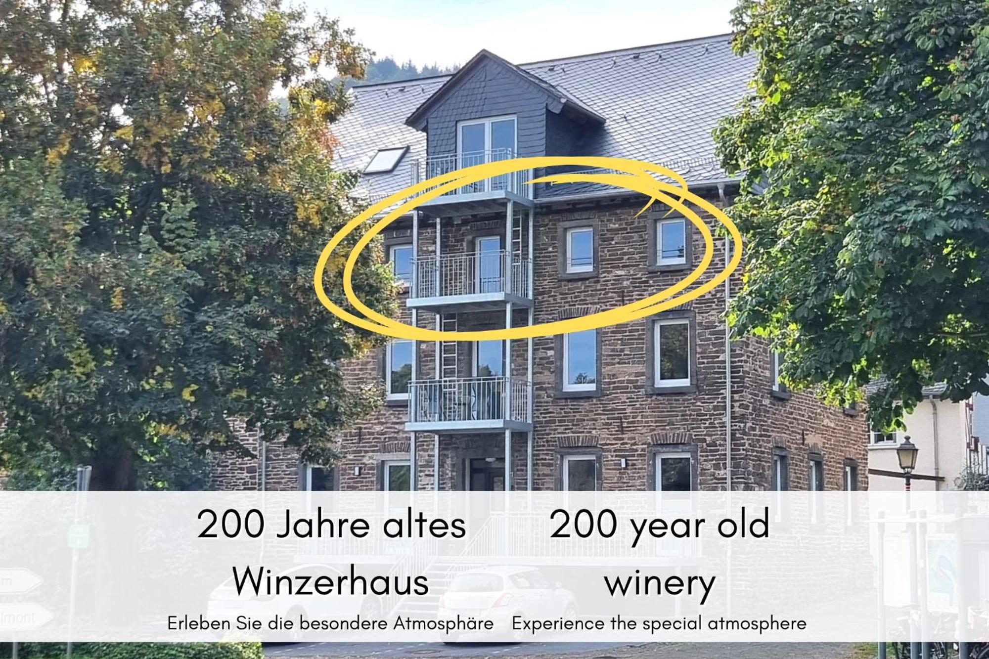 Apartamento Winzerhaus Am Calmont - Raumwunder Mit Moselblick Bremm Exterior foto